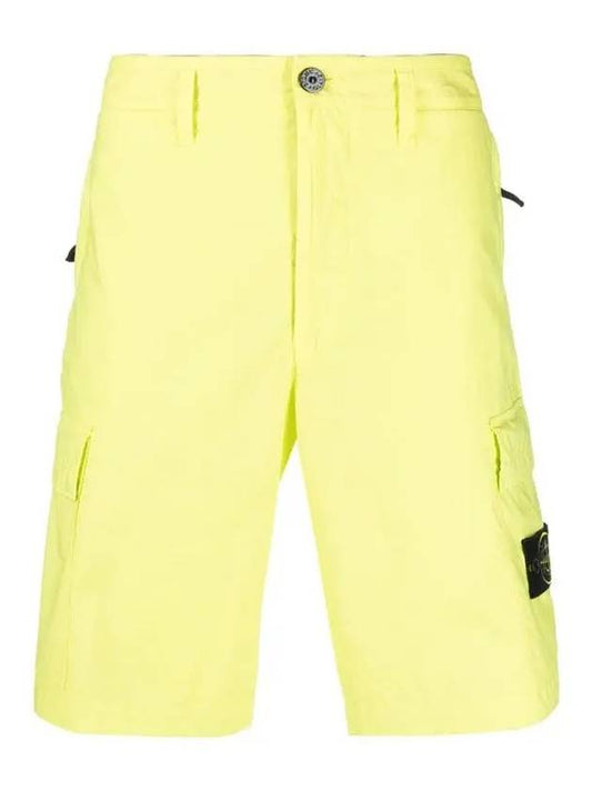 Cargo Bermuda Shorts Neon - STONE ISLAND - BALAAN 2