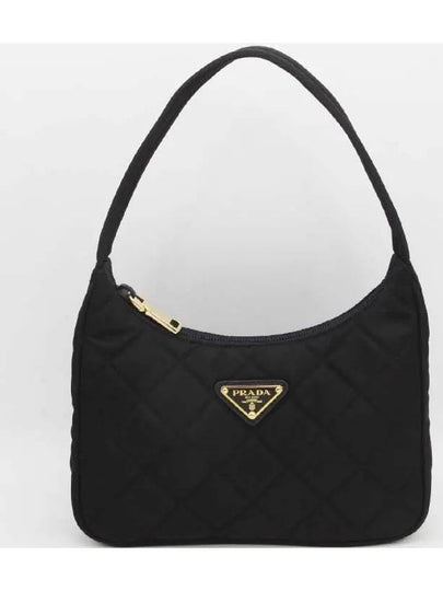 Nylon Quilted Hobo Tote Bag Black - PRADA - BALAAN 2