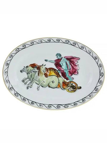 IL VIAGGIO DI NETTUNO Oval flat platter 33cm 004RG00 FVS130 01 0340 G00130000 - GINORI - BALAAN 1