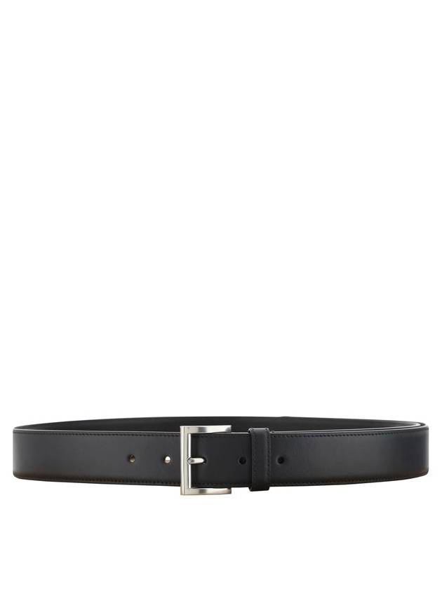 Leather Belt Black Black - PRADA - BALAAN 6