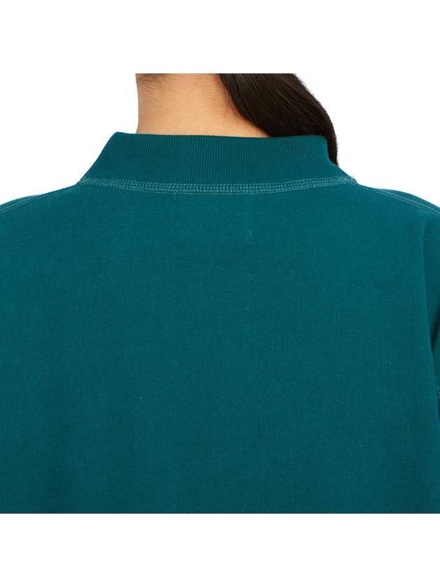 Moby Logo Print Sweatshirt Teal - ISABEL MARANT - BALAAN 8