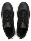 Gumboy Calfskin Low Top Sneakers Black - VALENTINO - BALAAN 3