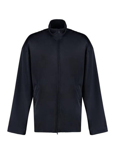 Side Zip Pockets Track Jacket Blue - BALENCIAGA - BALAAN 1