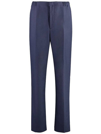 Wool Trousers Slacks Blue - FENDI - BALAAN 2