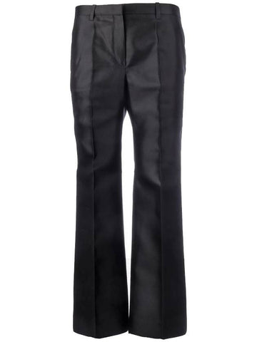 Women's Wide Straight Pants Black - GIVENCHY - BALAAN 1