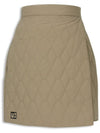 Skirt Shorts Padded Wrap Mini Skirt Beige MCFW23SK 5BE - MACKY - BALAAN 2