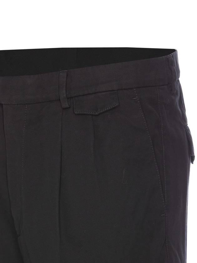 Pleated Detail Chino Straight Pants Black - BRUNELLO CUCINELLI - BALAAN 6