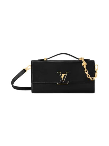 Wallet On Chain Capucines Shoulder Bag Black - LOUIS VUITTON - BALAAN 1