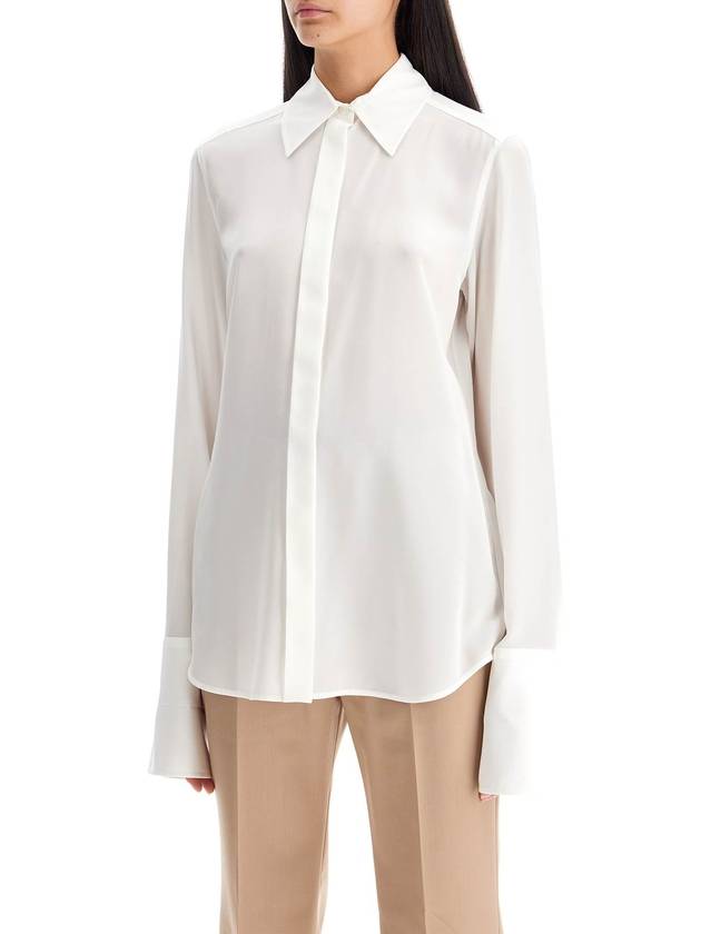 lelia shirt in silk crepe de chine - MAX MARA SPORTMAX - BALAAN 4