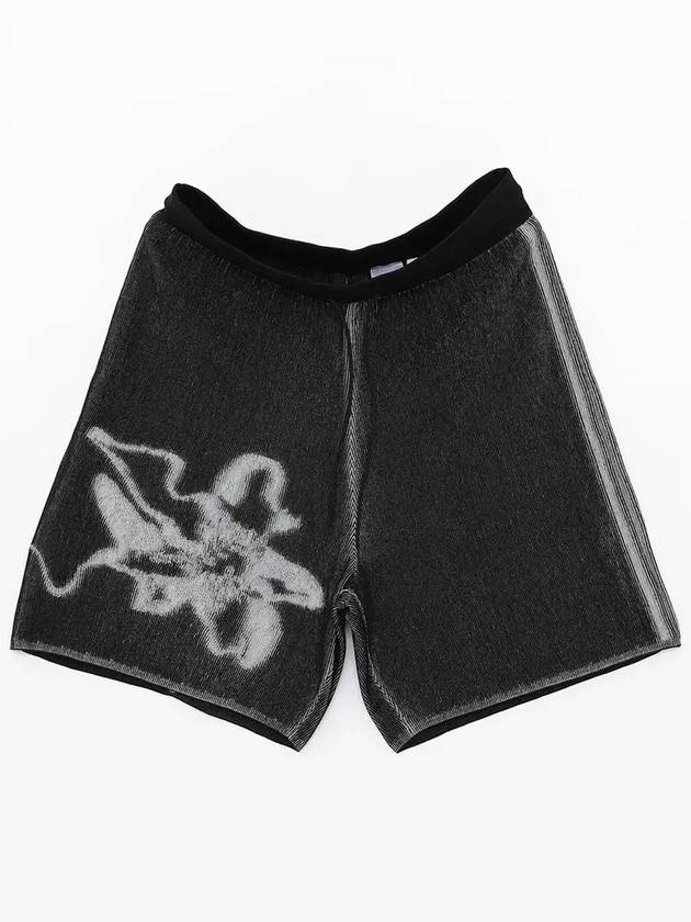 Graphic Knit Shorts Black - Y-3 - BALAAN 3