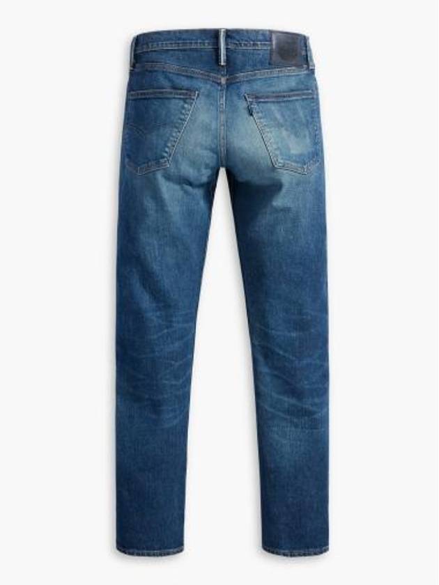 Slim Fit Denim Straight Jeans Dark Blue - LEVI'S - BALAAN 3