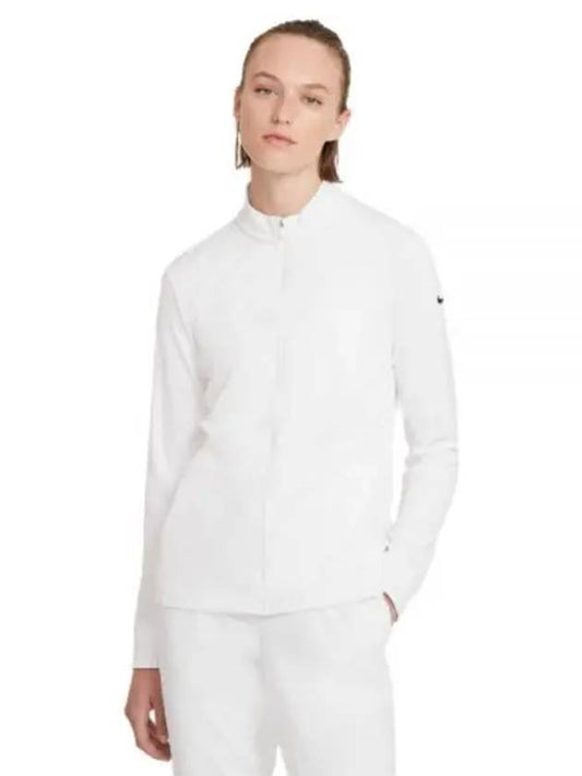 Women's Dry Fit UV Victory Full Zip Up Jacket White - NIKE - BALAAN 2