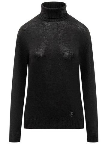 Jil Sander Wool Sweater With Logo - JIL SANDER - BALAAN 1