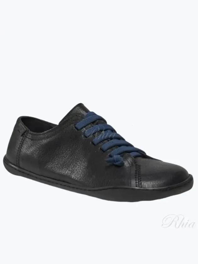 Peu Leather Low Top Sneakers Black - CAMPER - BALAAN 2