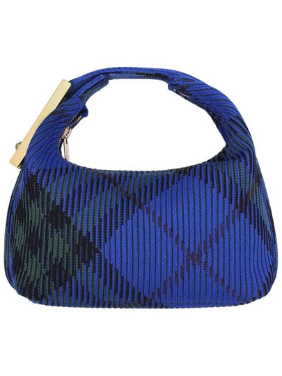 Peg Checked Duffel Bag Blue - BURBERRY - BALAAN 2