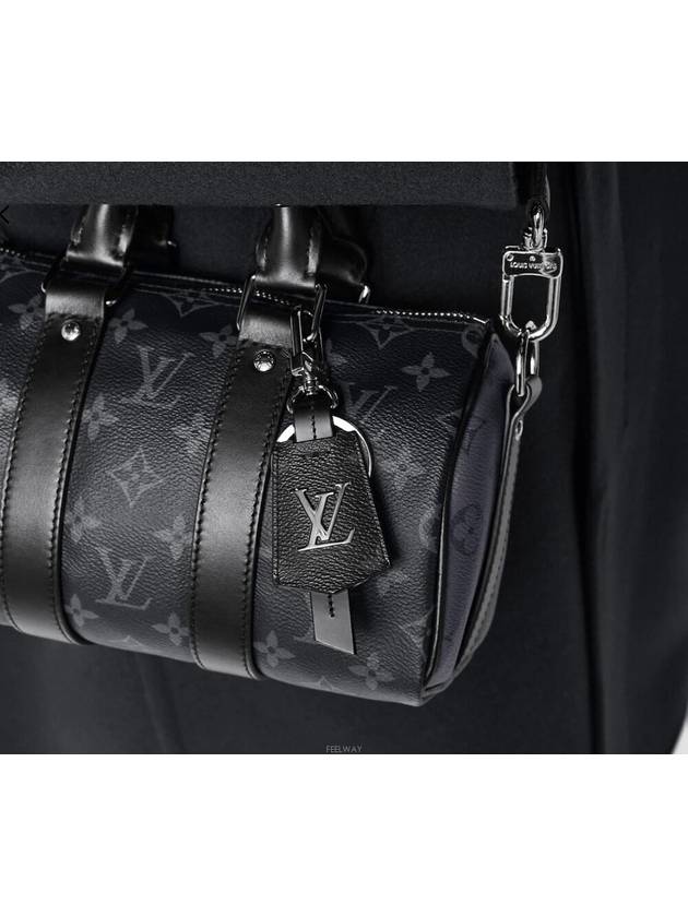 LV Cloches Cles Bag Charm Key Holder Black - LOUIS VUITTON - BALAAN 3