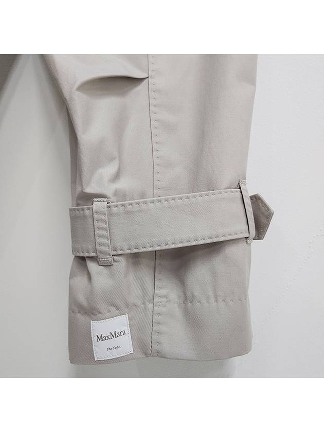 The Cube TITRENCH Tea Trench Water Repellent Trench Coat Ecru 2419021014600 002 - MAX MARA - BALAAN 10