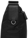 Triangle Logo Re-Nylon Pocket Cross Bag Black - PRADA - BALAAN 11