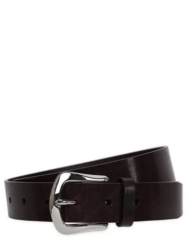 Leather Belt Brown - BRUNELLO CUCINELLI - BALAAN 2