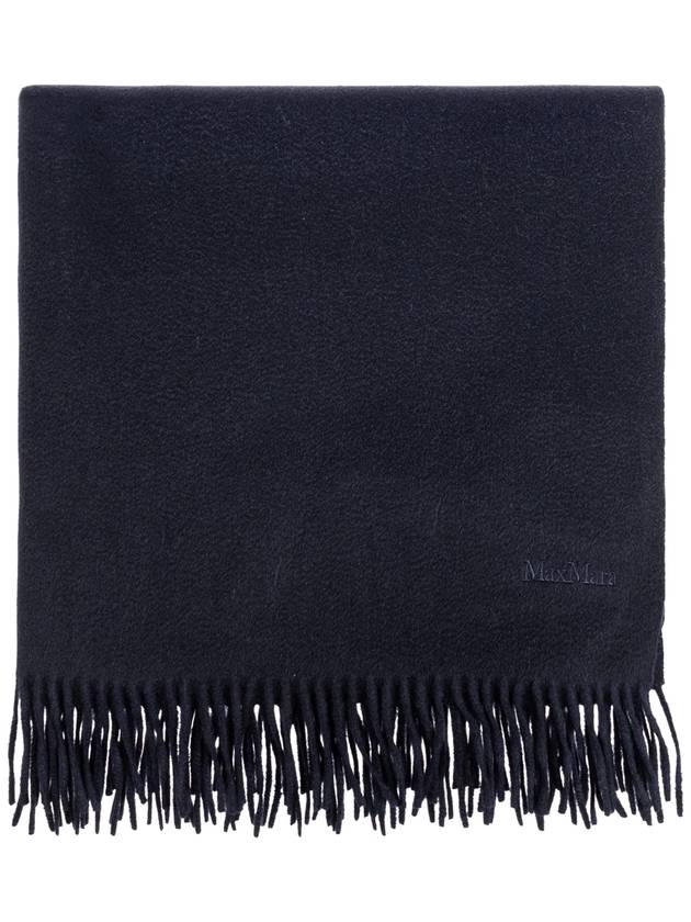 Max Mara Cashmere Scarf Baci, Women's, Navy Blue - MAX MARA - BALAAN 1