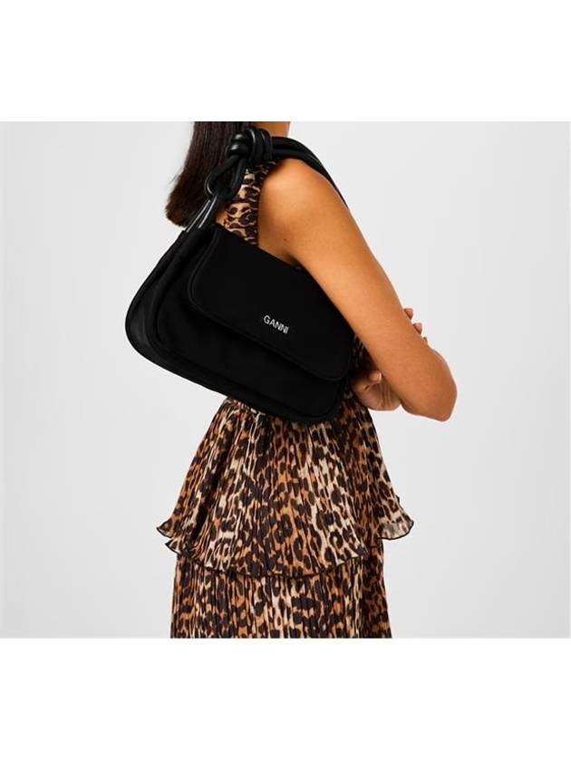 Note Flap Overbag Black - GANNI - BALAAN 2