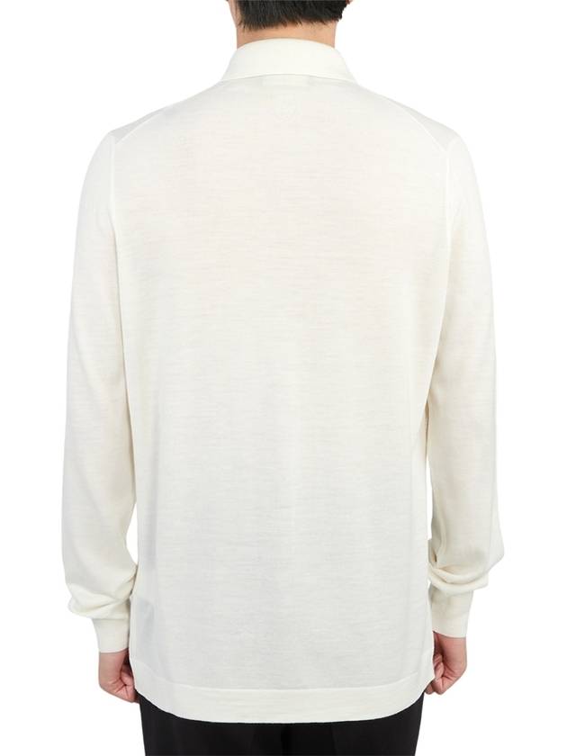 Men's Cardigan White - RVR LARDINI - BALAAN 5