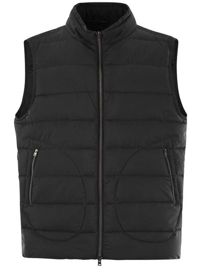 Zip-up Padding Vest Black - HERNO - BALAAN 2