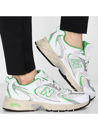 530 Low Top Sneakers Palm Leaf White - NEW BALANCE - BALAAN 2