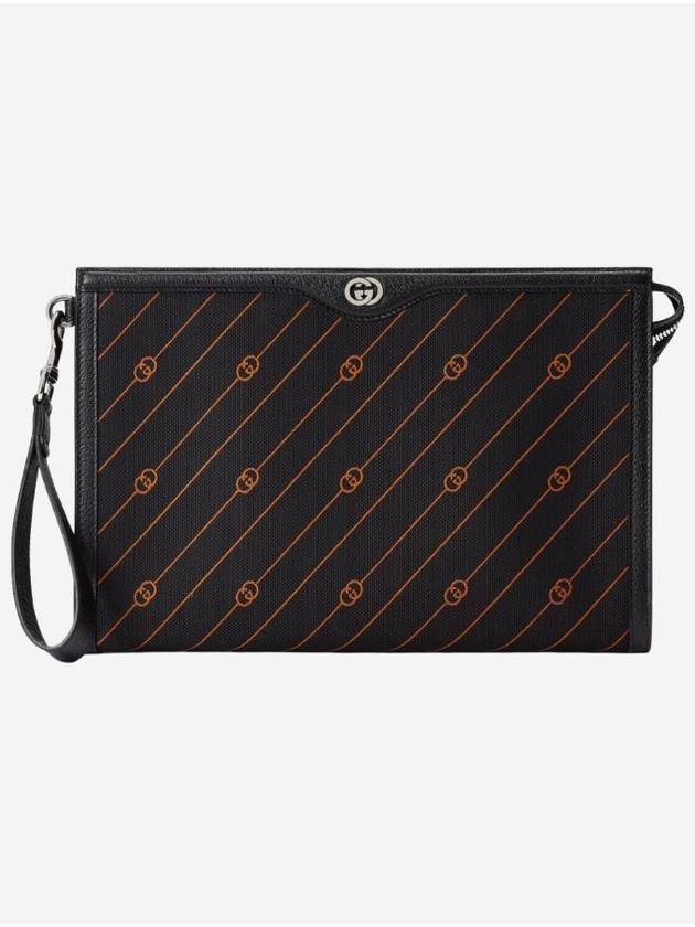 Interlocking G Pouch Bag Black - GUCCI - BALAAN 1