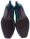 Capretto Leather Pumps Green - MIU MIU - BALAAN 6