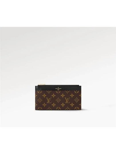 Slim Monogram Card Wallet Brown - LOUIS VUITTON - BALAAN 2