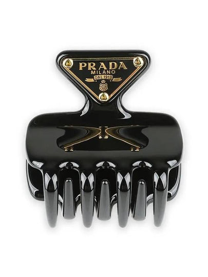 Metal Claw Clip Black - PRADA - BALAAN 2