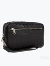 Intrecciato Zipper Leather Pouch Bag Black - BOTTEGA VENETA - BALAAN 2