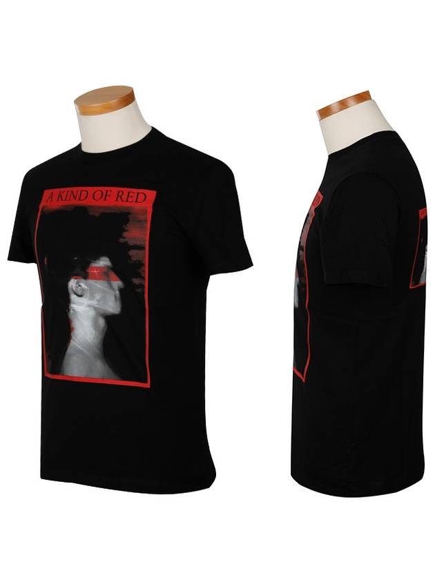 A Kind Of Red Short Sleeve T-Shirt Black - NEIL BARRETT - BALAAN 3