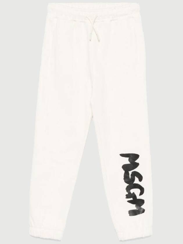 KIDS Jogger Pants FLEECE UNISEX F4MSJUFP063 3COLOR Brushed - MSGM - BALAAN 4