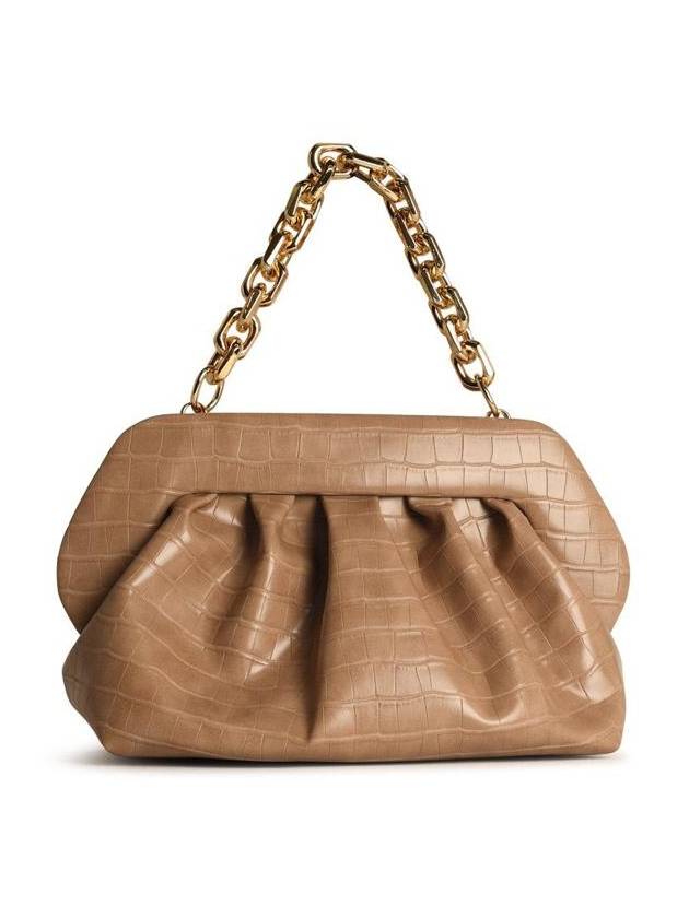 Themoirè 'Bios Croco' Beige Vegan Leather Bag - THE MOIRE - BALAAN 3