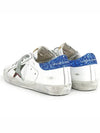 Superstar Glitter Low Top Sneakers Blue White - GOLDEN GOOSE - BALAAN 4