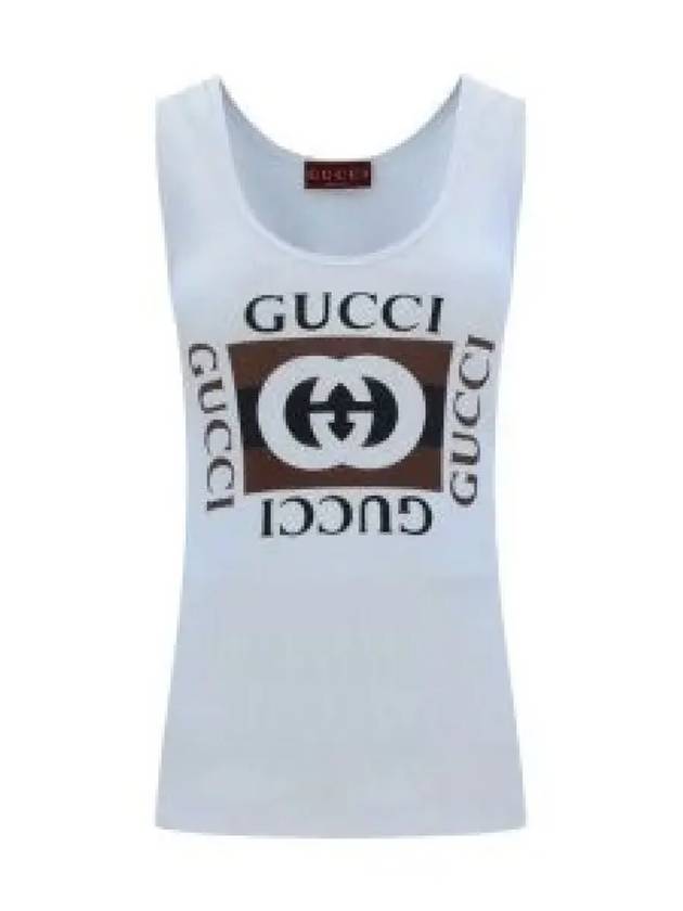 Logo Sleeveless White - GUCCI - BALAAN 2