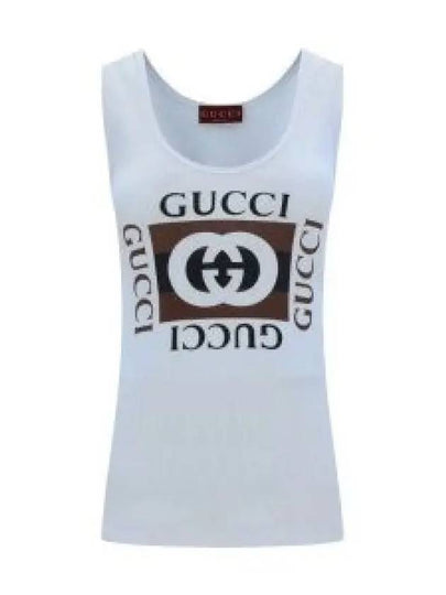 Logo Sleeveless White - GUCCI - BALAAN 2