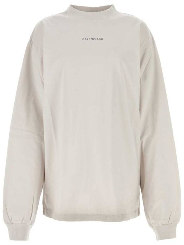 Logo Print Sweatshirt White - BALENCIAGA - BALAAN 2