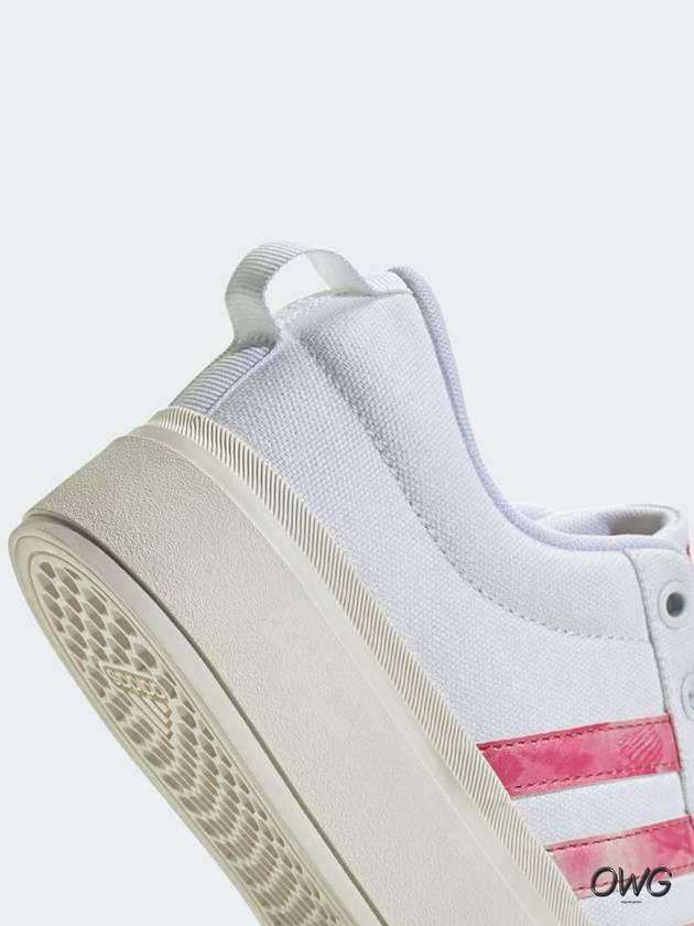 Bravada 2.0 Platform Low Top Sneakers Pink White - ADIDAS - BALAAN 9