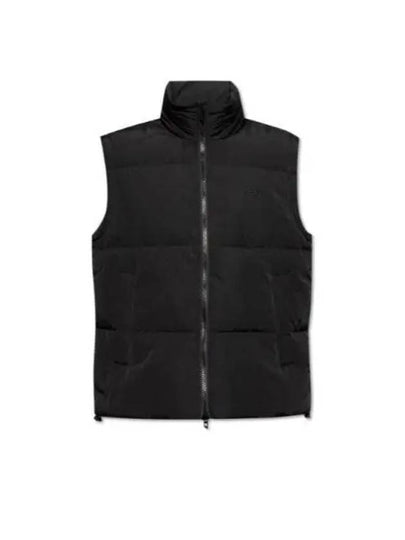 W Raveel SL Wrinkled Nylon Down Vest Black - DIESEL - BALAAN 2