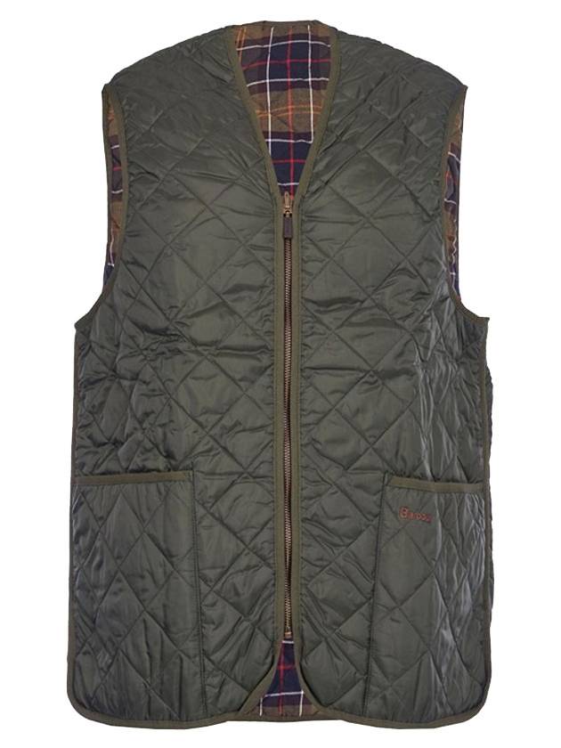 Quilted Waistcoat Zip In Liner Vest Olive - BARBOUR - BALAAN 1