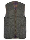 Quilted Waistcoat Zip In Liner Vest Olive - BARBOUR - BALAAN 1