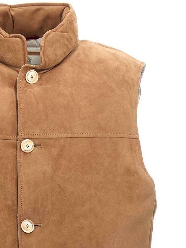 Brunello Cucinelli Suede Vest - BRUNELLO CUCINELLI - BALAAN 3