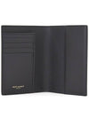 Monogram Logo Card Passport Wallet Black - SAINT LAURENT - BALAAN 5