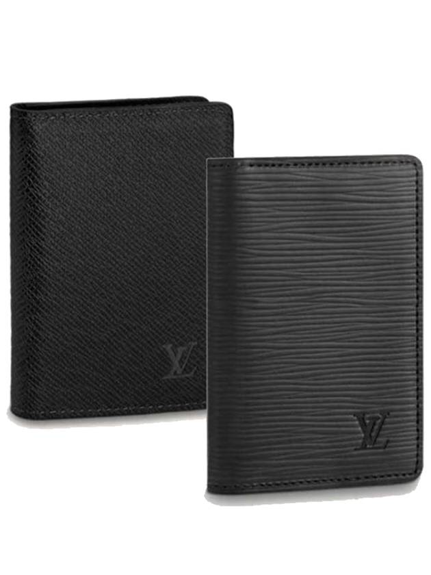 Pocket Organizer Epi Card Wallet Black - LOUIS VUITTON - BALAAN 2