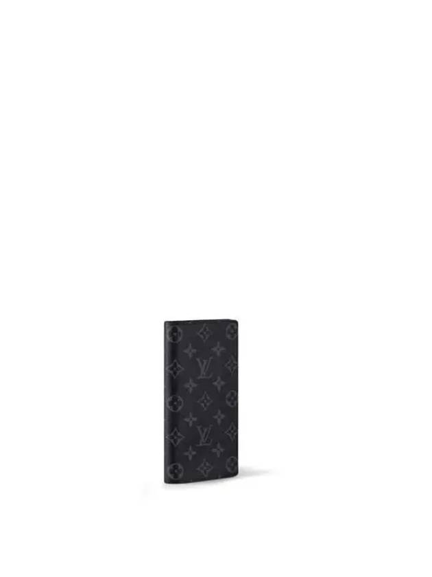 Brazza Wallet Monogram Eclipse - LOUIS VUITTON - BALAAN 3