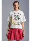 Women's Logo TShirt8C00026 899SP - MONCLER - BALAAN 4