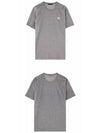 Nash Face Short Sleeve T-Shirt Grey - ACNE STUDIOS - BALAAN 6